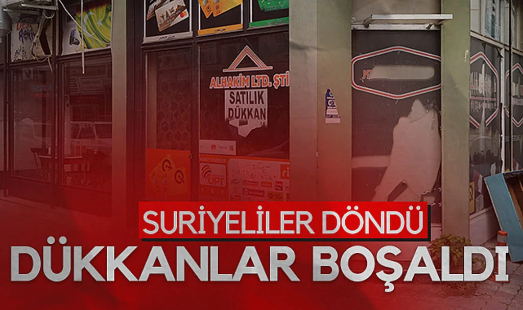 Suriyeliler Dönüyor, Samsun’da Dükkanlar Boşalıyor