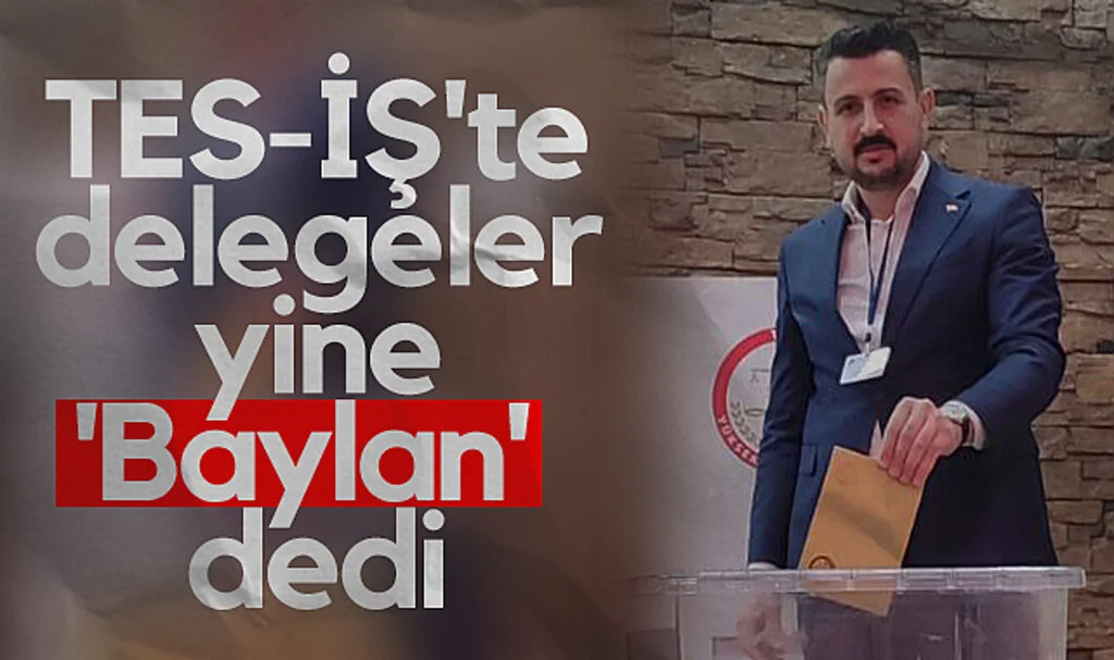 TES-İŞ Samsun Şubesinde Emrah Baylan Güven Tazeledi