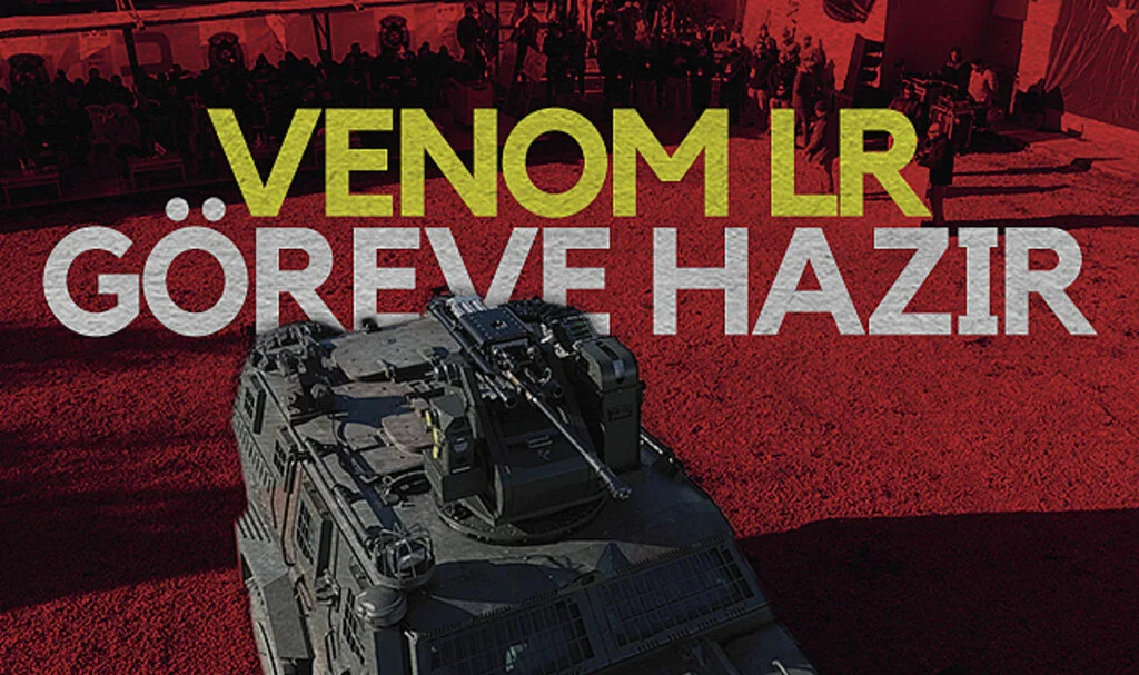 VENOM LR Orta Kalibre Top Türkiye'de Göreve Hazır