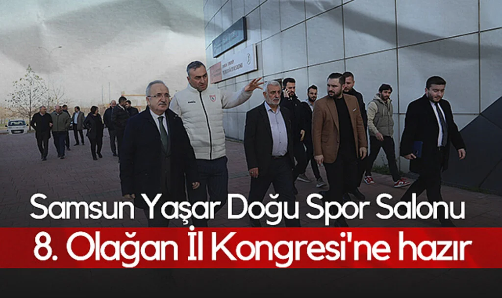 Yaşar Doğu Spor Salonu 8. Olağan İl Kongresi'ne Hazır
