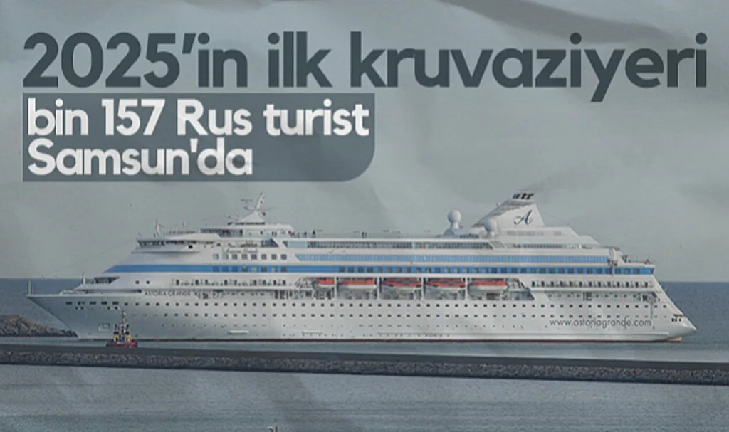 2025'in İlk Kruvaziyeri: Bin 157 Rus Turist Samsun'da 