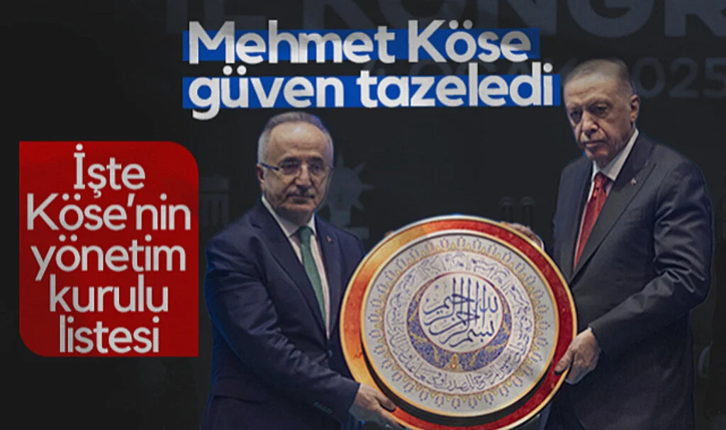 AK Parti Samsun İl Başkanı Mehmet Köse Güven Tazeledi