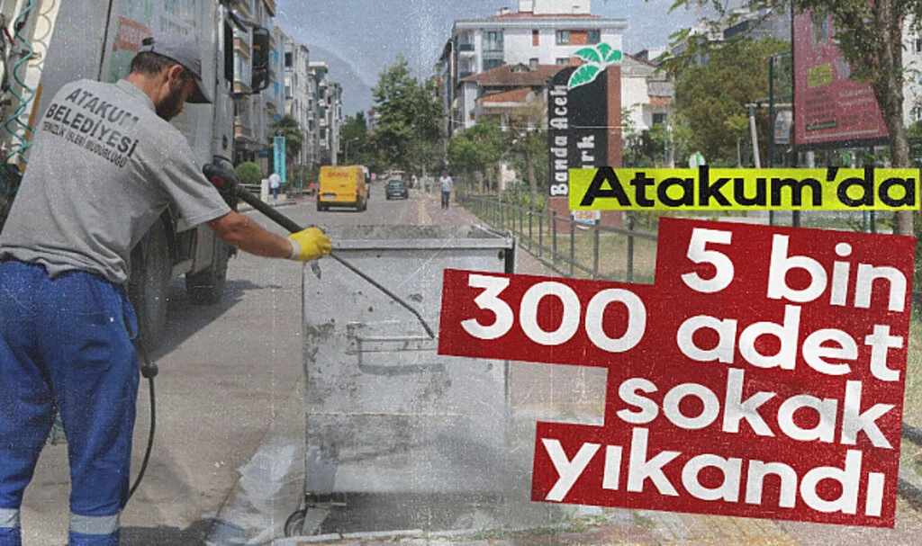 Atakum’da Temizlik Seferberliği: Çöp Konteynerleri Yenilendi