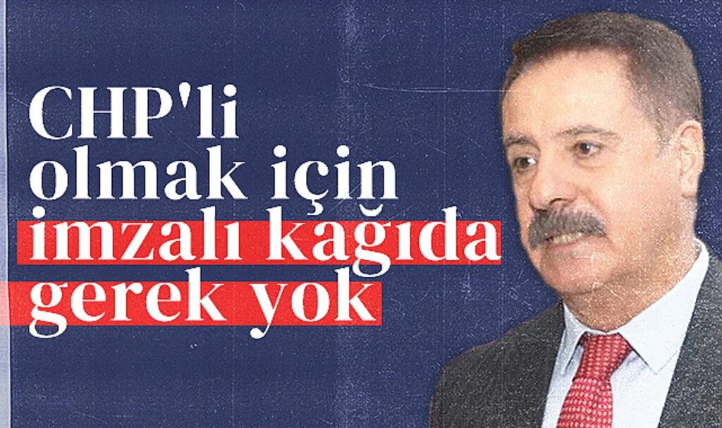 Avukat Cemil Deveci: CHP'li olmak için imzalı kağıda gerek yok