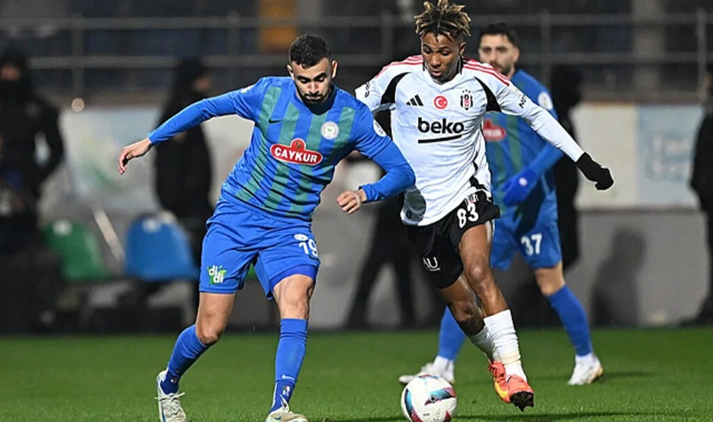 Beşiktaş Rize’de Takıldı: 1-1 Beraberlik