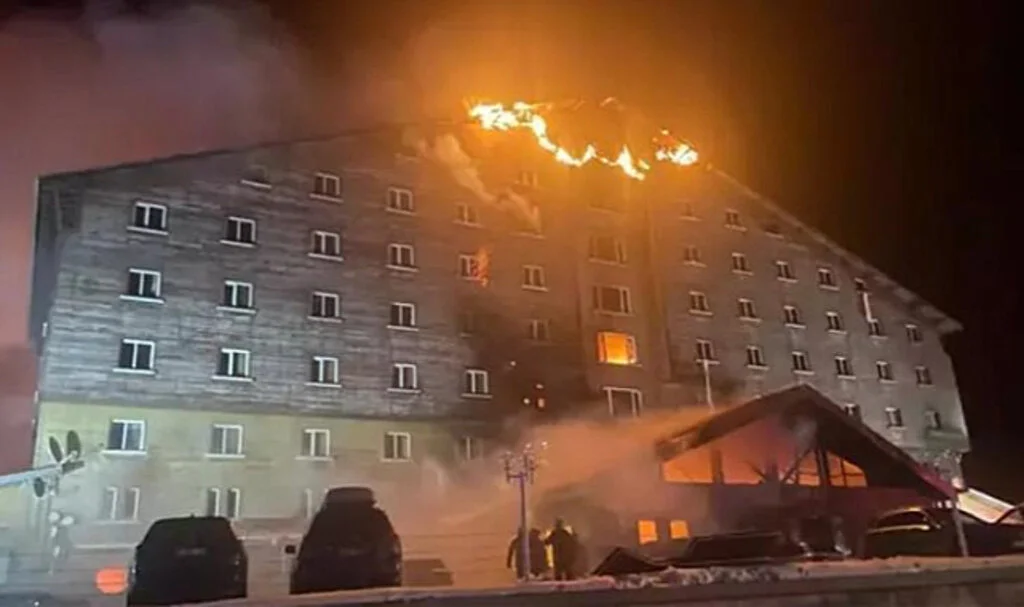 Bolu Kartalkaya’da Otel Yangını: 10 Ölü, 32 Yaralı