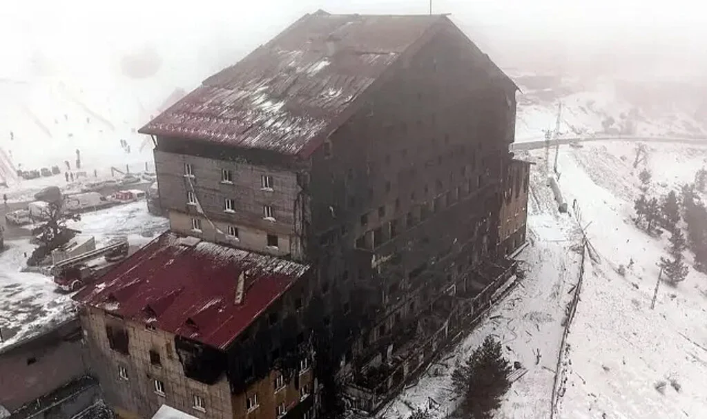 Bolu Kartalya'da Grand Otel'de meydana gelen otel yangınıyla ilgili gözaltına alındılar! Dikkat çeken ayrıntı