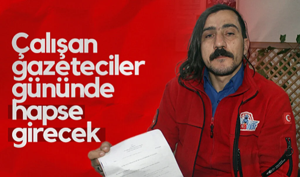 Çalışan Gazeteciler Gününde Hapse Girecek