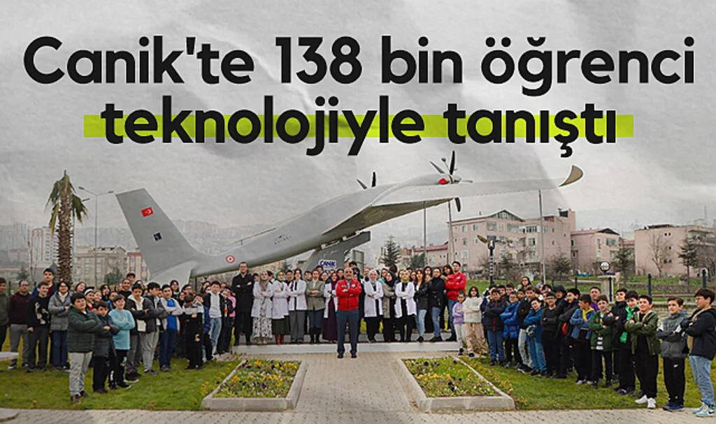 Canik'te 138 bin öğrenci teknolojiyle tanıştı