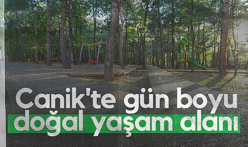 Canik'te gün boyu doğal yaşam alanı