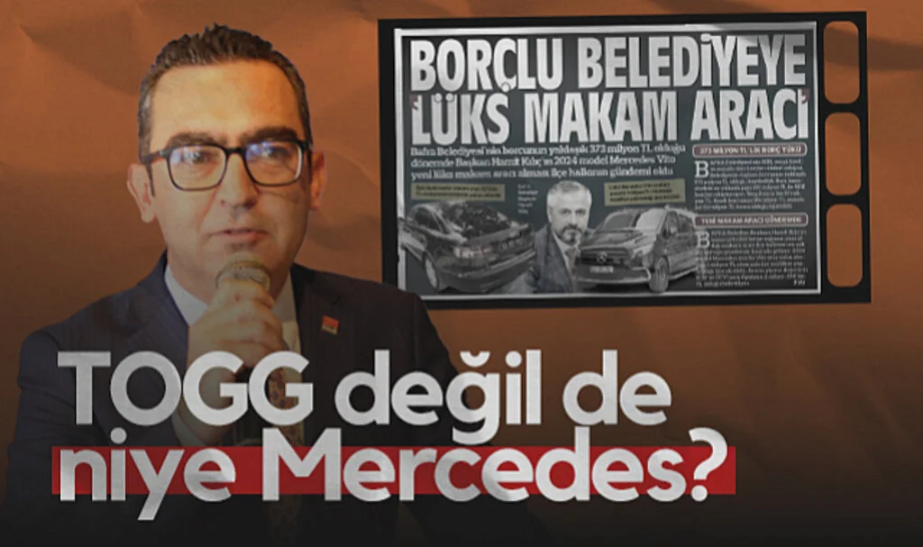 CHP'li Başkan'dan Bafra Belediye Başkanı Kılıç'a Eleştiri: TOGG Değil de Niye Mercedes?