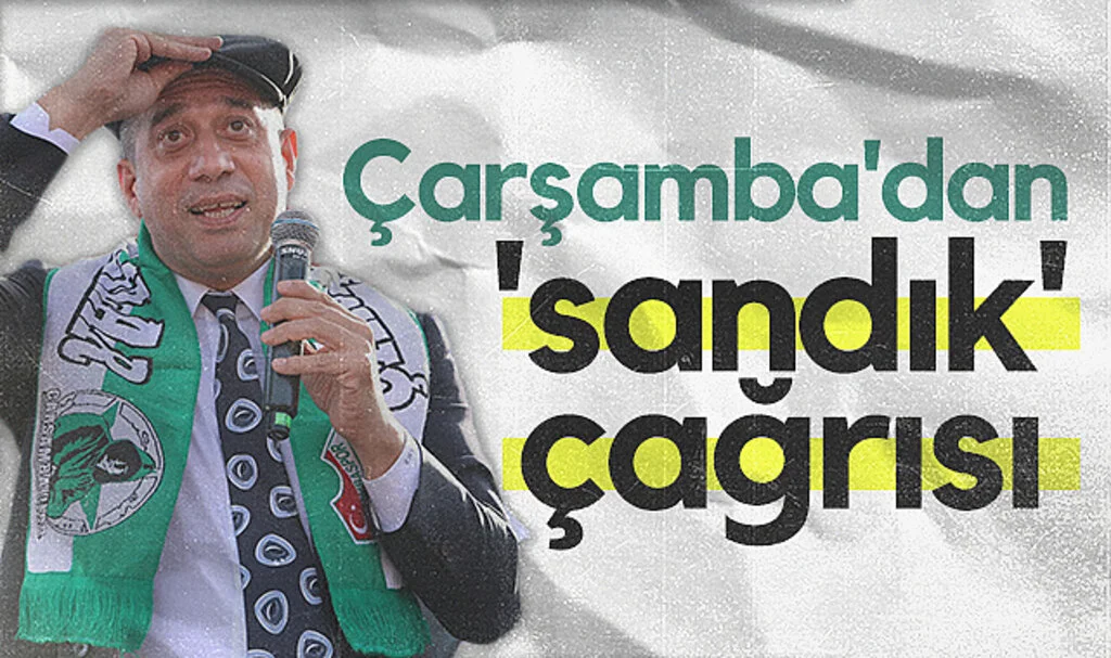 CHP'nin Kırmızı Kart Mitingi Çarşamba'da Gerçekleşti Sandık Çağrısı Yaptılar