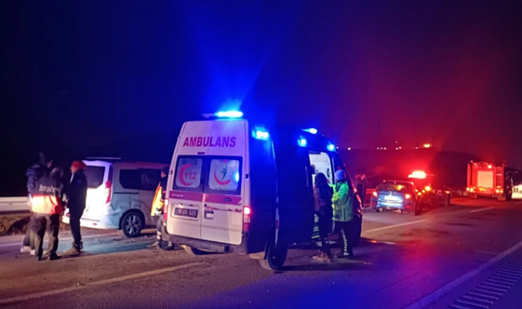 Çorum’da Trafik Kazası: 6 Yaralı