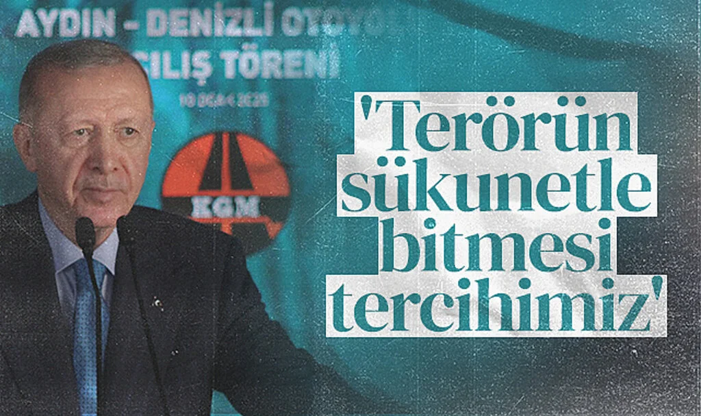 Cumhurbaşkanı Erdoğan: Terörün sükunetle bitmesi tercihimiz