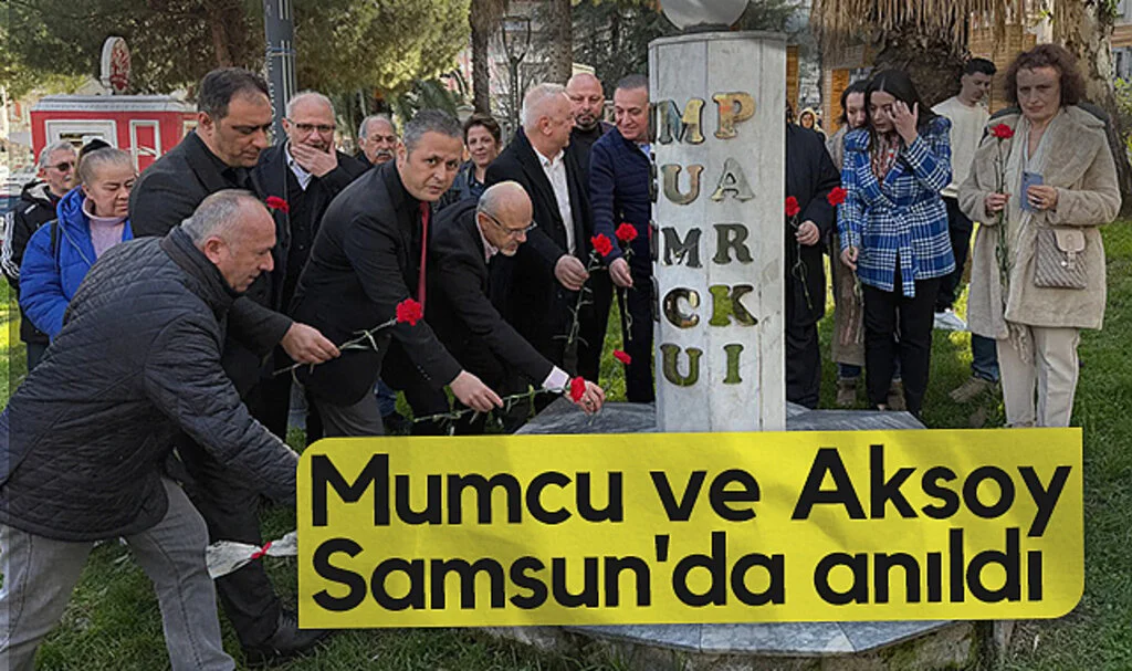 Gazeteci yazar Uğur Mumcu ve ADD'nin kurucu Muammer Aksoy Samsun'da anıldı