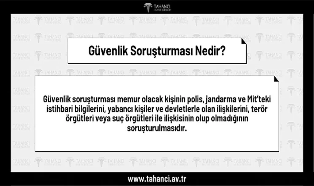Güvenli Soruşturmasına Etki Etmemesi Gereken Hususlar