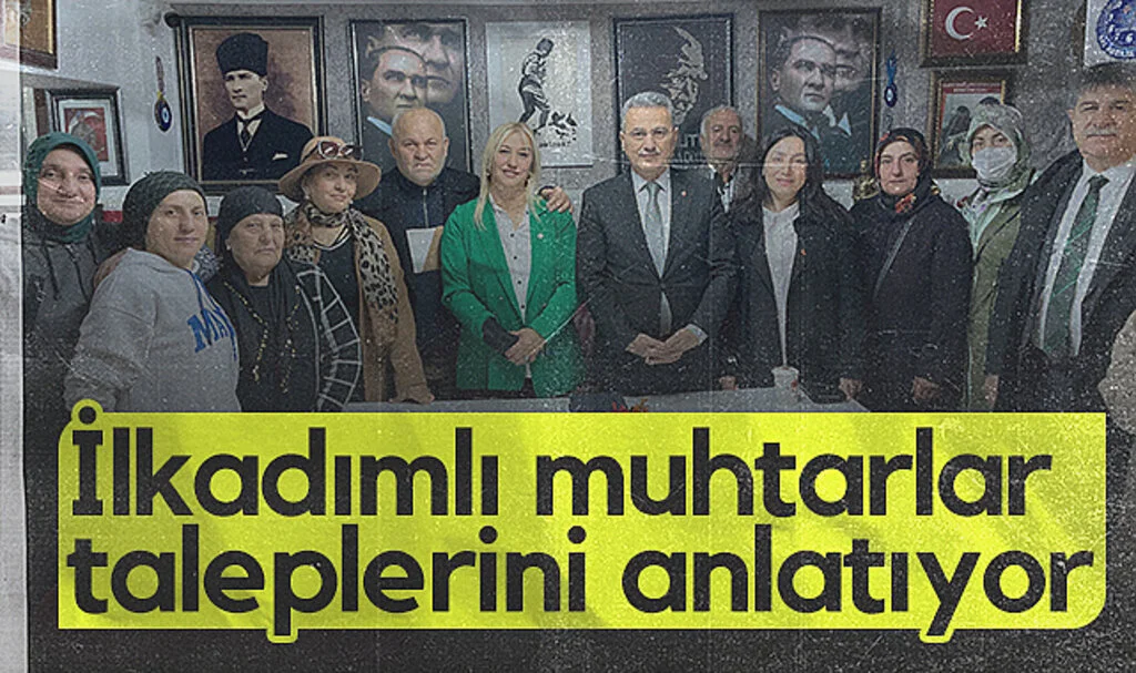 İlkadımlı muhtarlar taleplerini anlatıyor