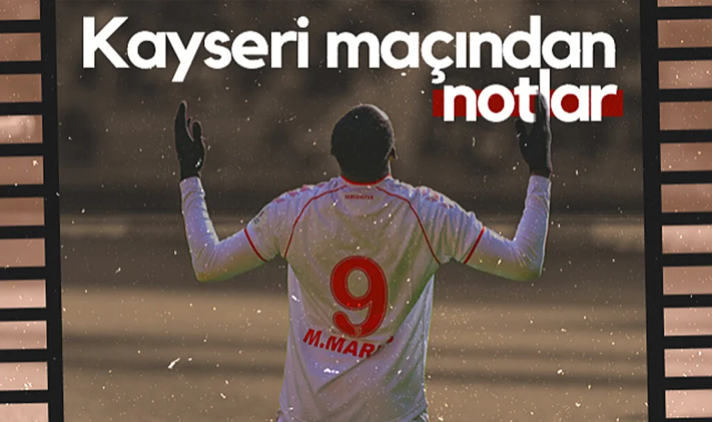 Kayserispor-Samsunspor Maçından Notlar