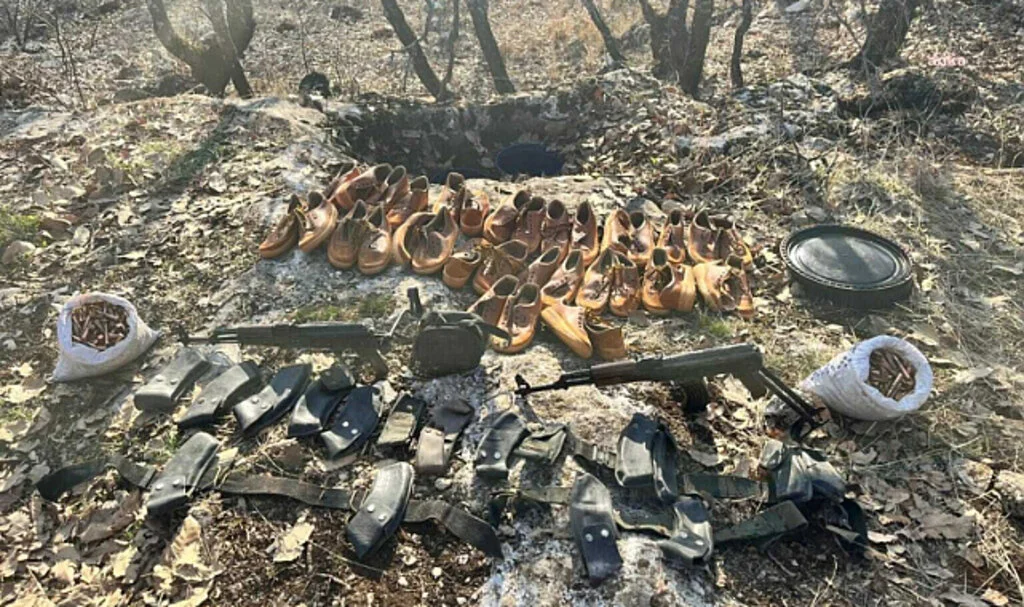 Lice’de PKK’ya Darbe: Gömülü Silahlar Ele Geçirildi