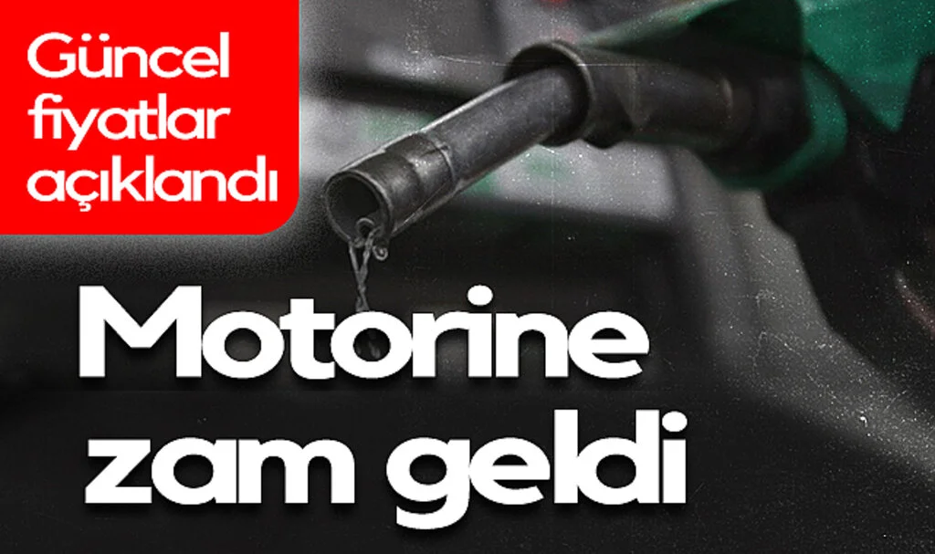 Motorine Zam Geldi: Güncel Fiyatlar Açıklandı