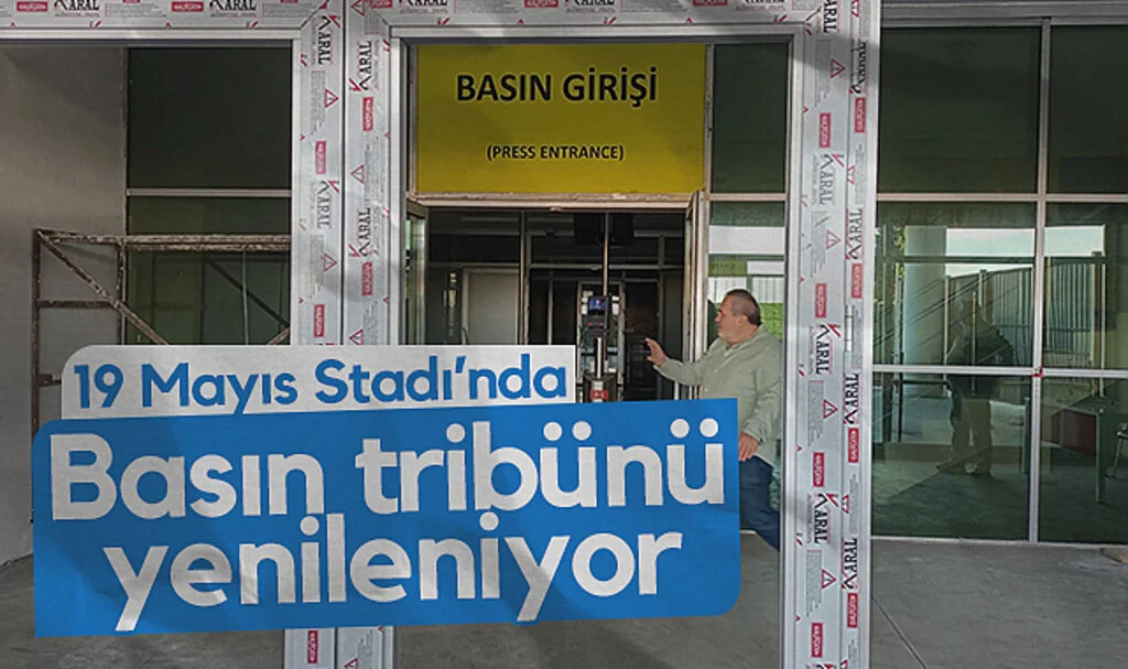 Samsun 19 Mayıs Stadı’nda Basın Tribününe Yeni Düzenleme