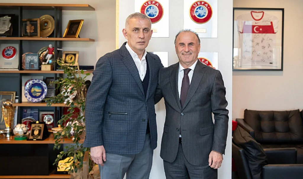 Samsun ASKF Başkanı Şener Aydın'dan Hacıosmanoğlu'na ziyaret