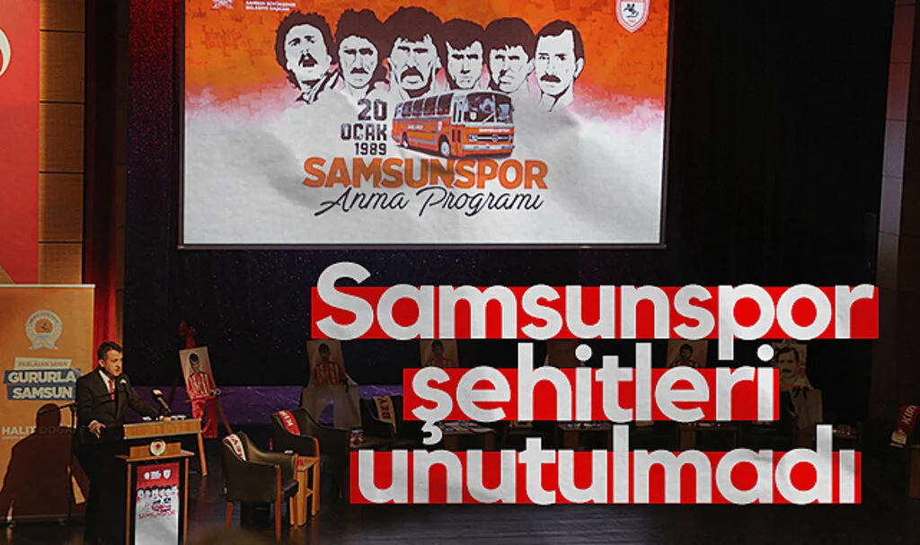 Samsun Büyükşehir’den Samsunspor Şehitleri İçin Anma Programı