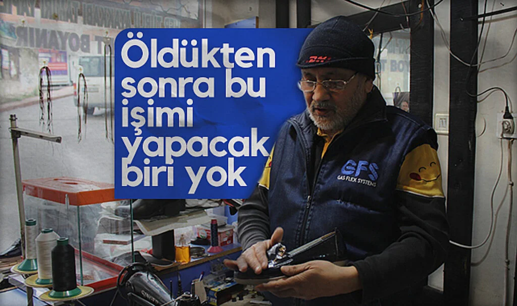 Samsun’da 40 yıllık ayakkabı ustası: Bu Meslek Bizimle Yok Olacak