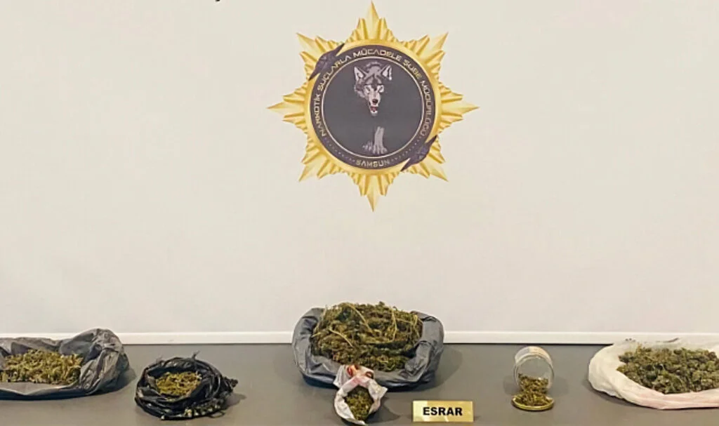 Samsun’da 500 Gram Esrar Ele Geçirildi
