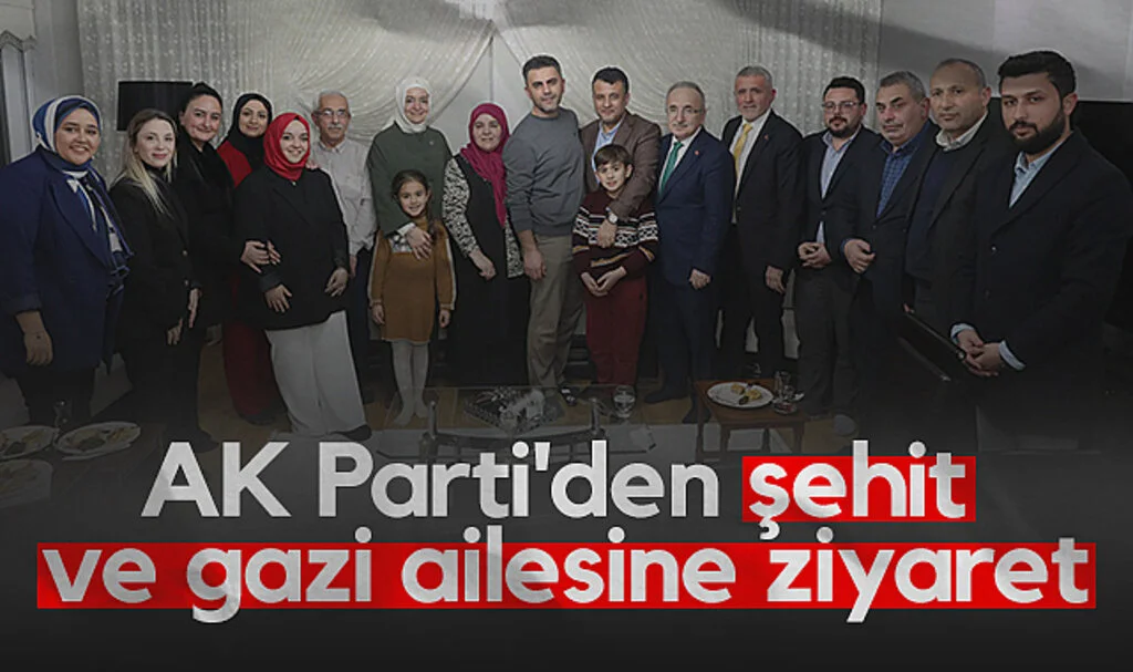 Samsun'da AK Parti'den şehit ve gazi ailesine ziyaret