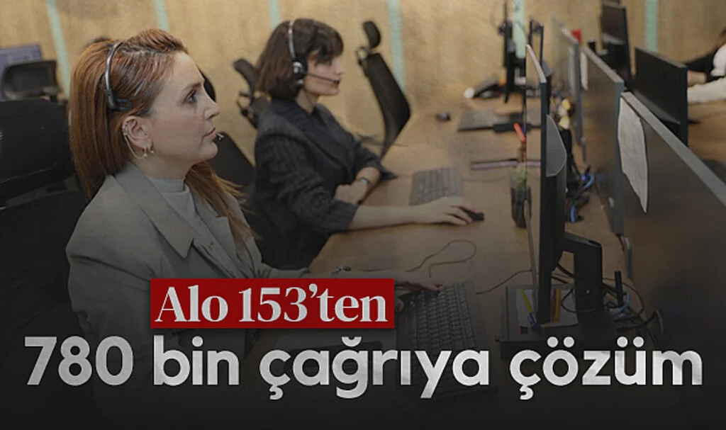 Samsun'da Alo 153'ten 780 bin çağrıya çözüm 