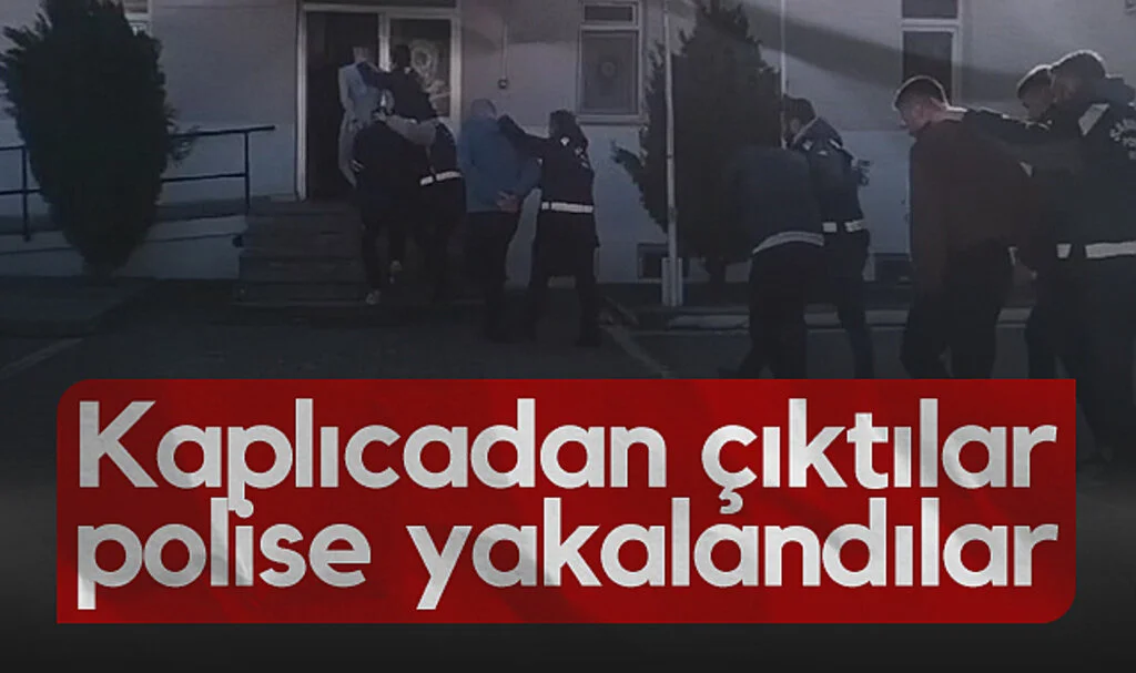 Samsun'da aranan 6 kişi kaplıcada yakalandı