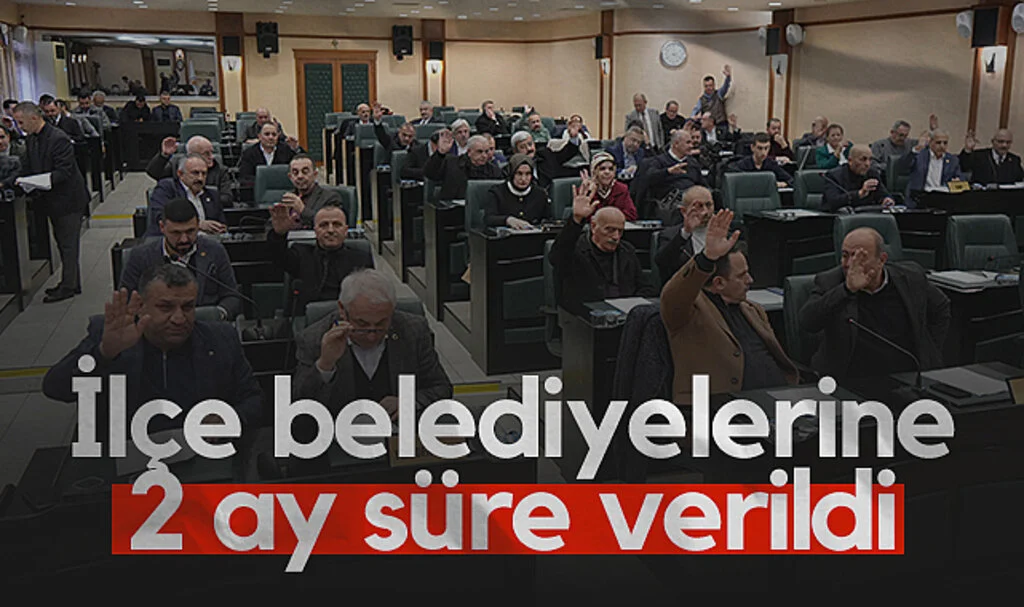 Samsun'da ilçe belediyelerine 2 ay süre verildi