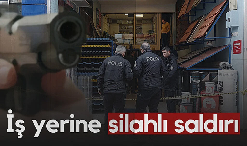 Samsun'da iş yerine silahlı saldırı