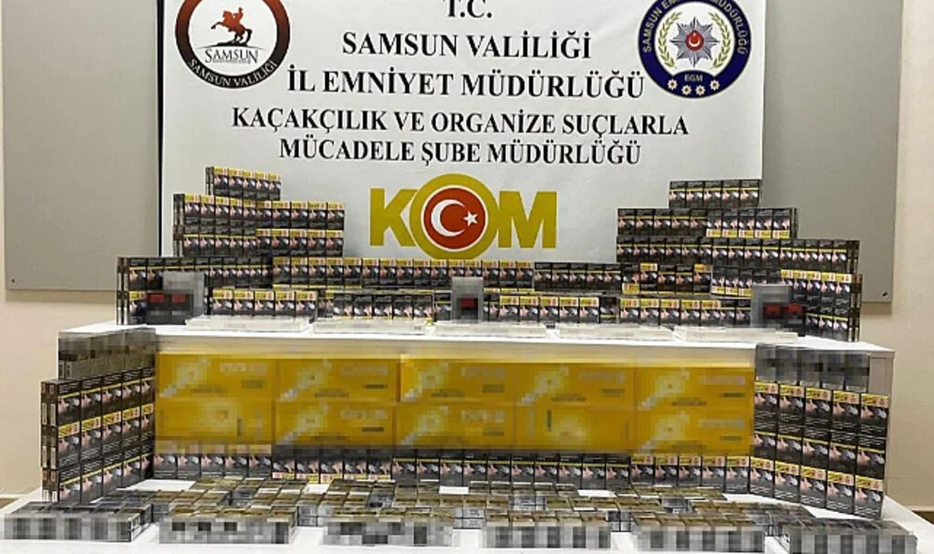 Samsun’da Kaçak Sigara Operasyonu: 884 Paket Ele Geçirildi
