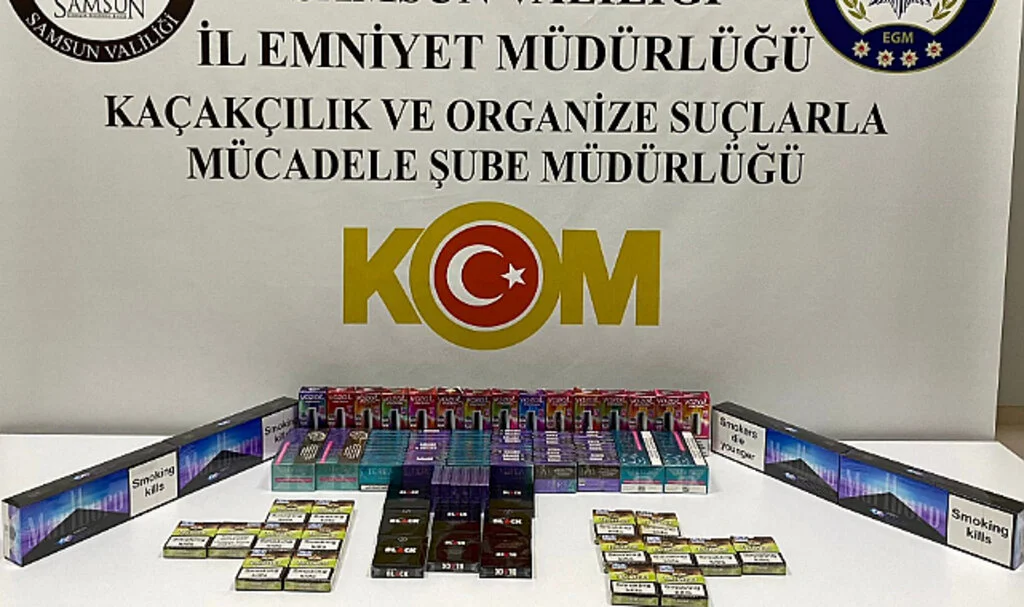 Samsun'da kaçakçılık operasyonunda 1 zanlı yakalandı