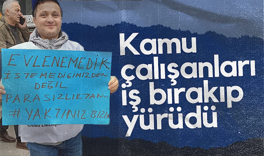 Samsun'da kamu çalışanları iş bırakıp yürüdü