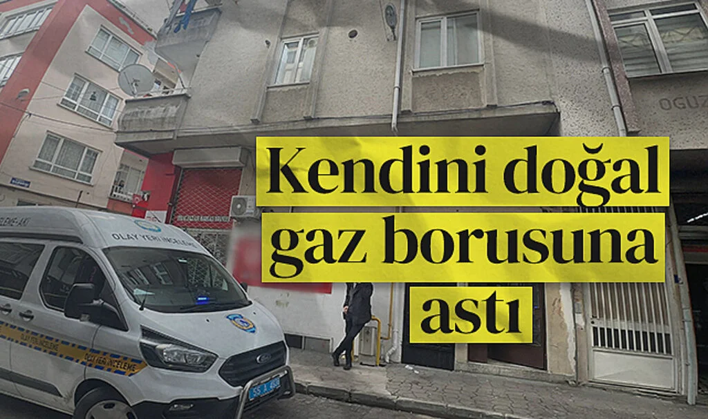 Samsun'da kendini doğal gaz borusuna asan genci vatandaşlar kurtardı