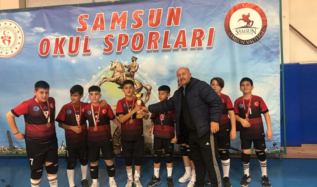 Samsun'da Küçükler Voleybol İl Birinciliği Sona Erdi