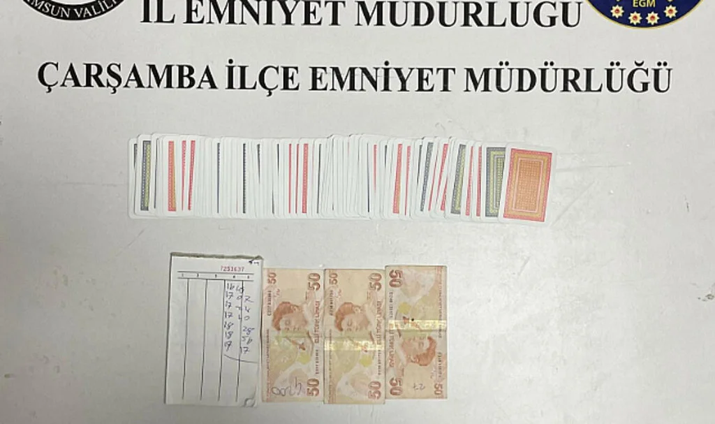 Samsun'da Kumar Oynayanlara Ceza Yağdı