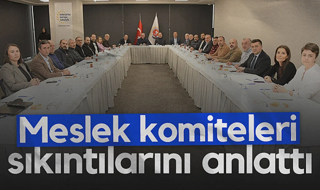 Samsun'da meslek komiteleri sıkıntılarını anlattı