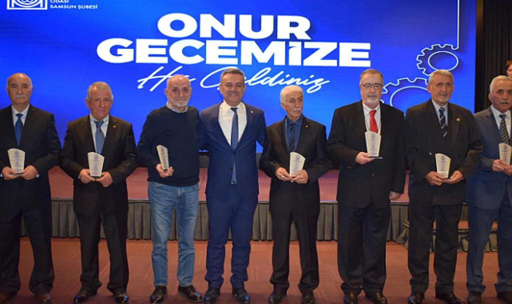 Samsun'da MMO'dan onur gecesi