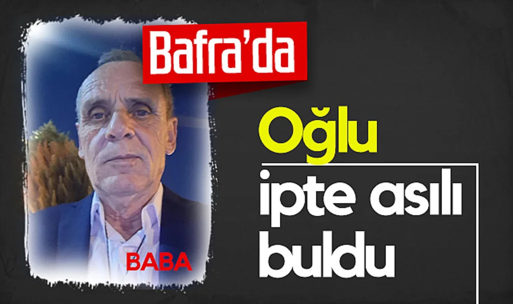 Samsun'da Oğlu Tarafından İpte Asılı Bulundu