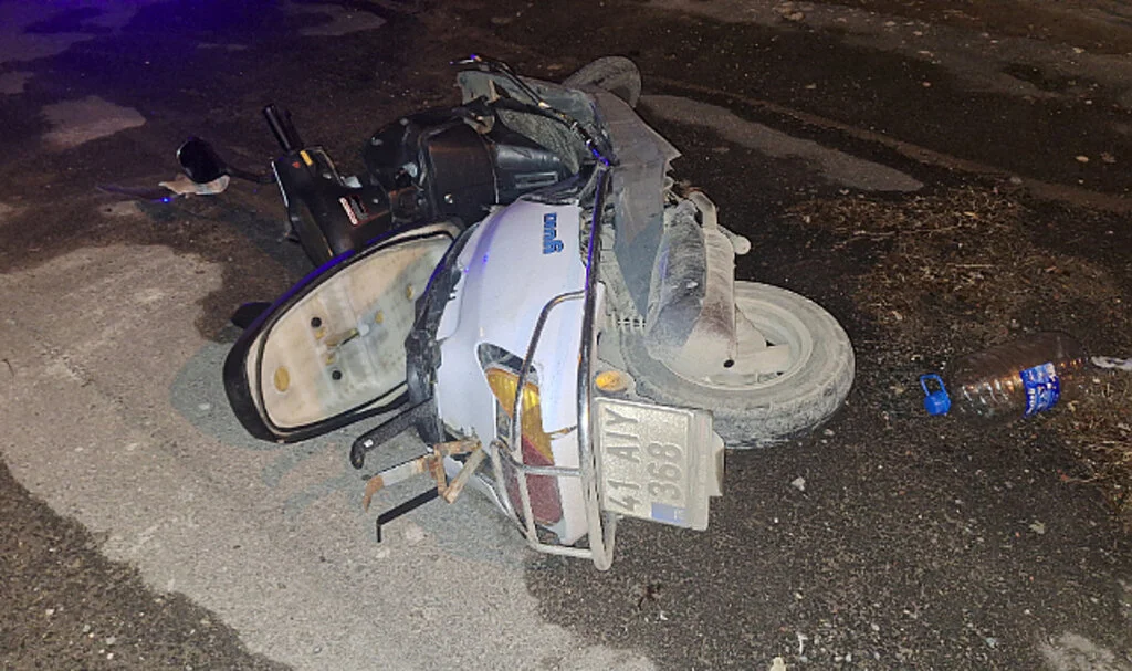 Samsun'da Otomobille Çarpışan Motosiklet Sürücüsü Yaralandı