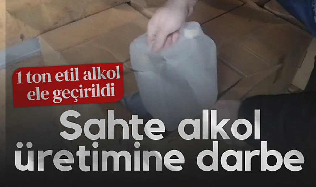Samsun'da Sahte Alkol Üretimine Darbe: 1 Ton Etil Alkol Ele Geçirildi