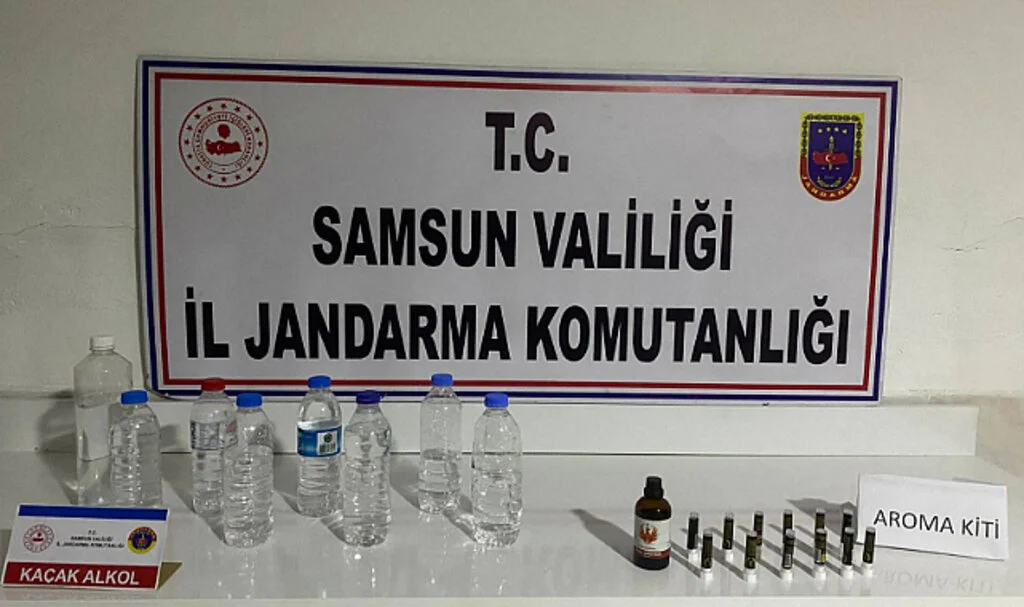 Samsun'da Sahte İçki Operasyonu: 1 Gözaltı