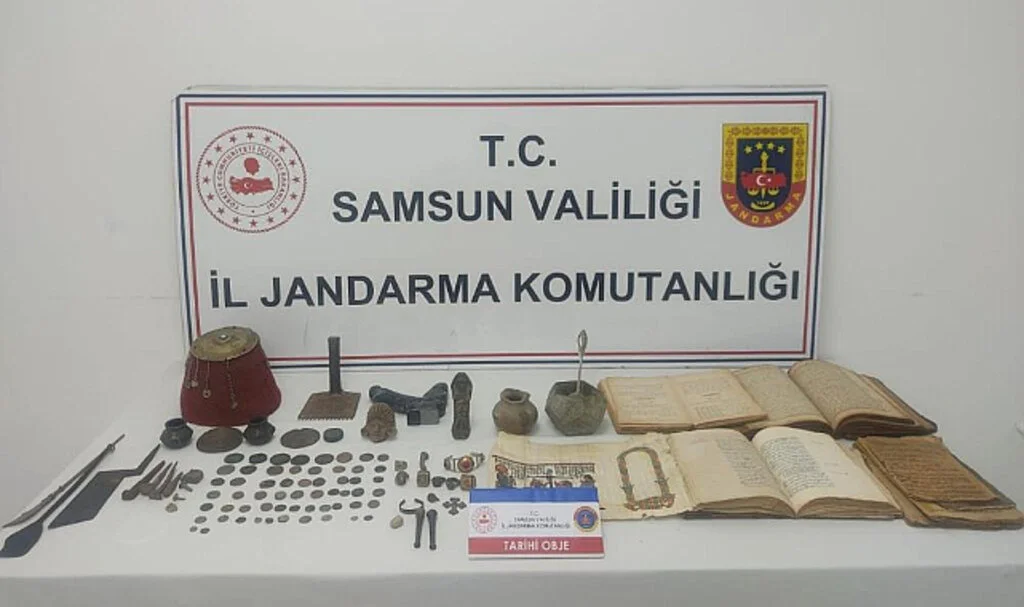 Samsun'da Tarihi Eser Kaçakçılığına Operasyon