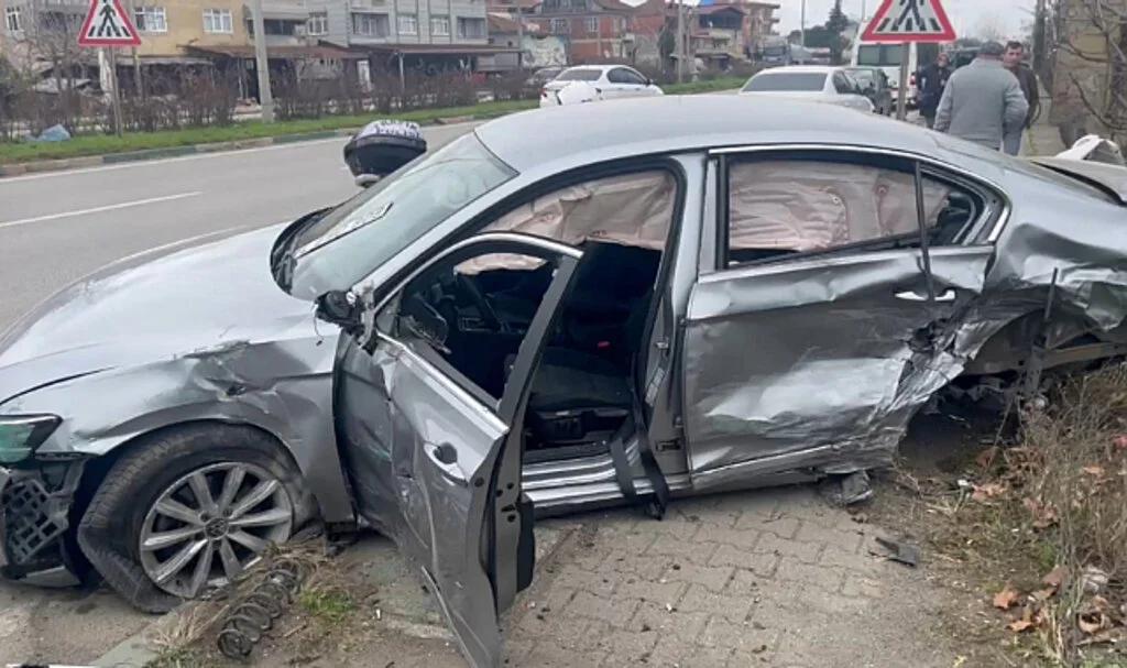 Samsun'da trafik kazası: 3 yaralı
