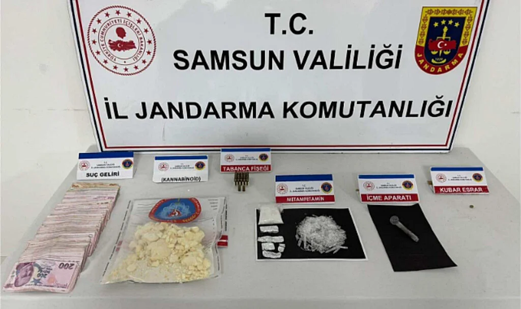 Samsun'da Uyuşturucu İle Yakalanan Şahıs Gözaltına Alındı