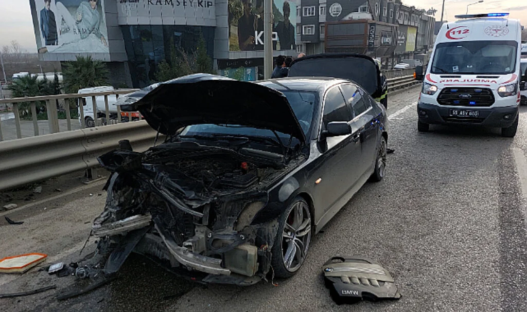 Samsun’da Zincirleme Trafik Kazası: 5 Kişi Yaralandı